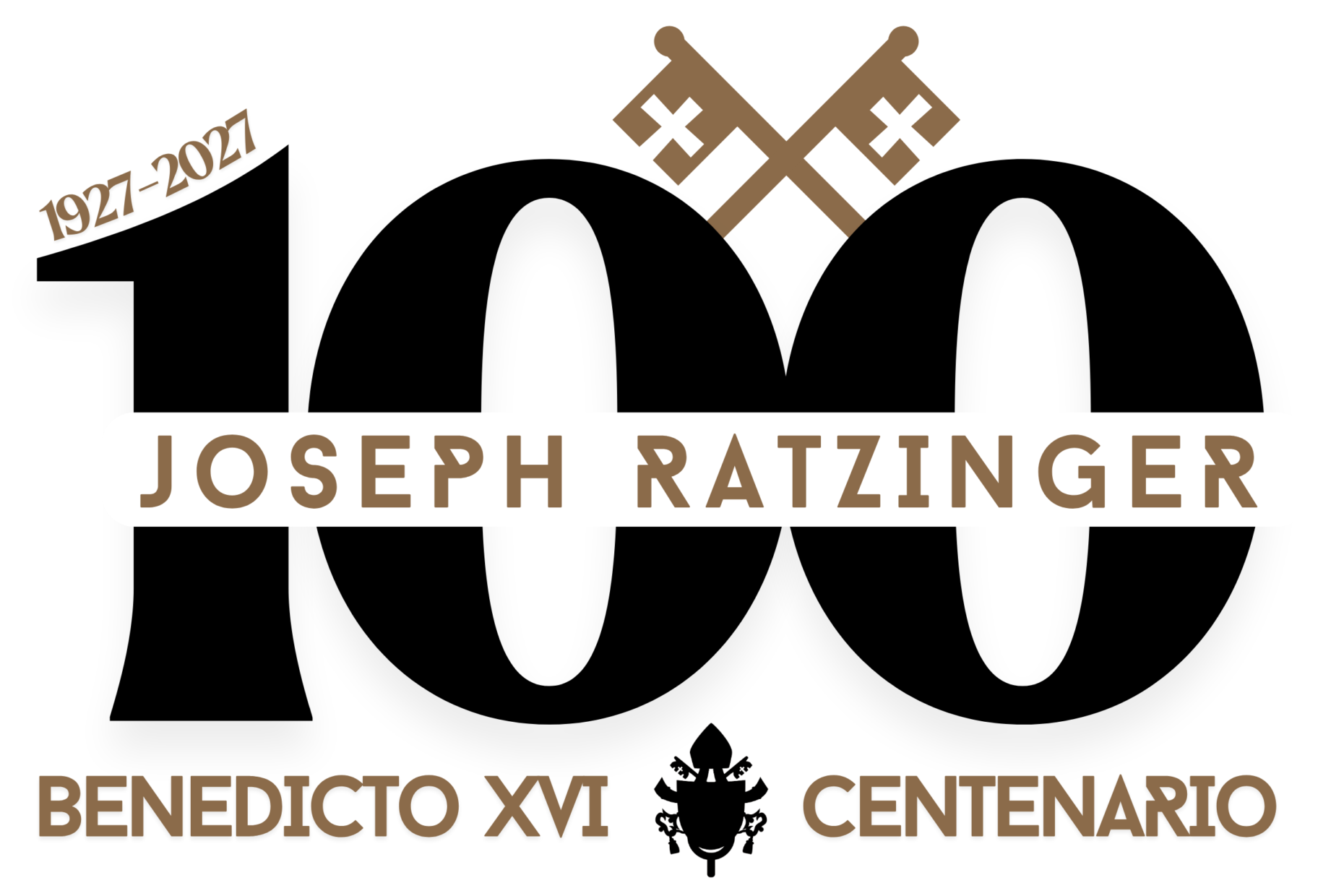 Logo bicolor del Congreso Internacional Joseph Ratzinger · Benedicto XVI