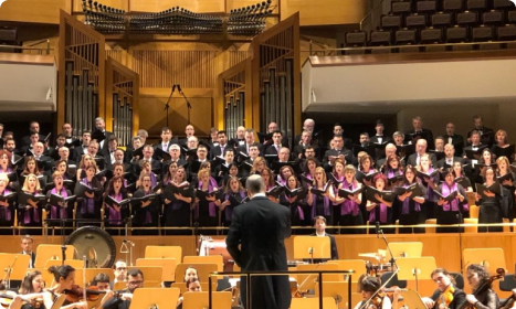 Concierto inaugural, Coral Discantus de Murcia y Orquesta Sinfónica UCAM, 25 de octubre de 2026